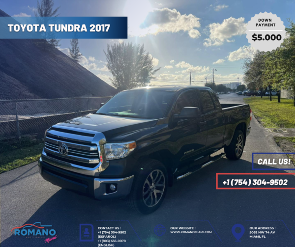 TOYOTA TUNDRA - 2017 DOUBLE CAB