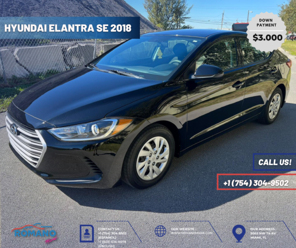 HYUNDAI ELANTRA SE - 2018