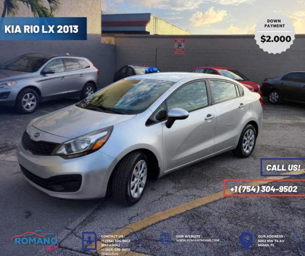 KIA RIO LX - 2013