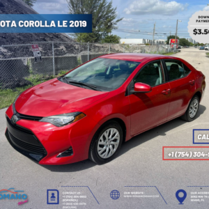 TOYOTA COROLLA LE - 2019