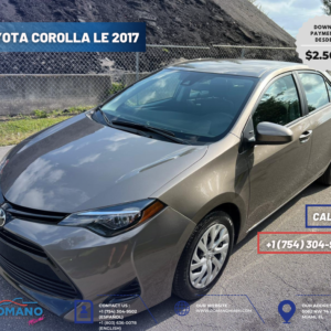 TOYOTA COROLLA LE - 2017