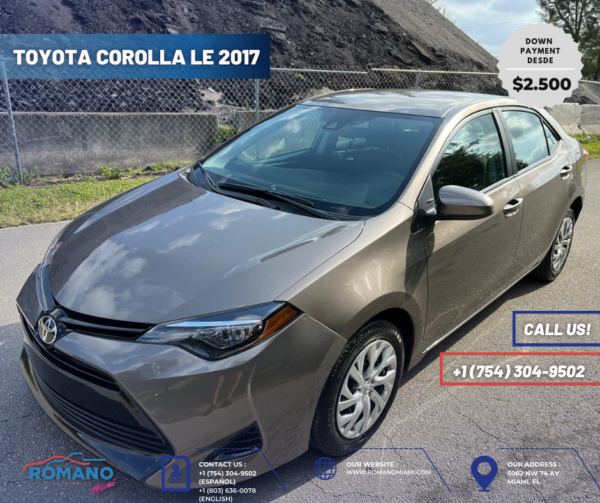 TOYOTA COROLLA LE - 2017